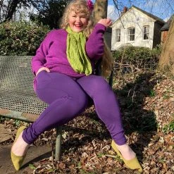Novateks CLOTHING Squat Proof Leggings - Full Length - Suffragette Purple