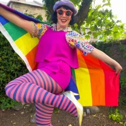 Calzifico Toninelli WHAT'S NEW Opaque Tights - Pride - Lili