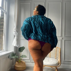 Novateks WHAT'S NEW Cheeky High Leg - Figgy Pudding