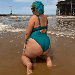Playful Promises WHAT'S NEW Swimsuit - Phone Home - Teal