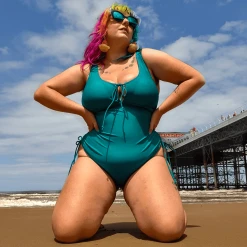 Playful Promises WHAT'S NEW Swimsuit - Phone Home - Teal