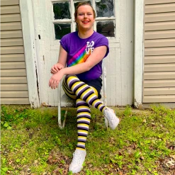 Calzifico Toninelli Opaque Tights - Pride - Elliot