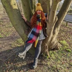 Calzifico Toninelli Merino Wool Tights - Storm Cloud