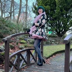 Calzifico Toninelli Merino Wool Tights - Storm Cloud