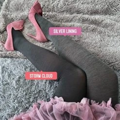 Calzifico Toninelli Merino Wool Tights - Storm Cloud