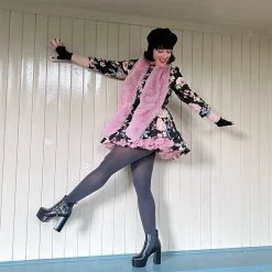 Calzifico Toninelli Merino Wool Tights - Storm Cloud