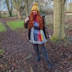 Calzifico Toninelli Merino Wool Tights - Storm Cloud