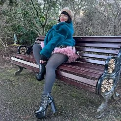 Calzifico Toninelli Merino Wool Tights - Storm Cloud