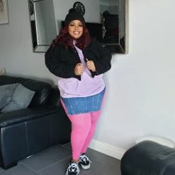 Calzifico Toninelli Opaque Footless Tights - Bubblegum