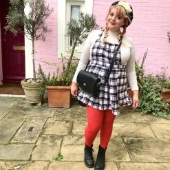 Calzifico Toninelli Opaque Tights - Shepherds' Delight