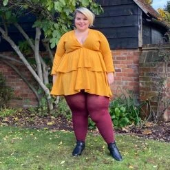 Calzifico Toninelli Super-Opaque Tights - Burgundy