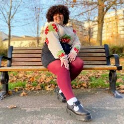 Calzifico Toninelli Super-Opaque Tights - Burgundy