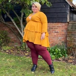 Calzifico Toninelli Super-Opaque Tights - Burgundy