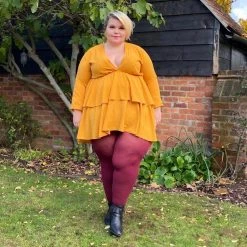 Calzifico Toninelli Super-Opaque Tights - Burgundy