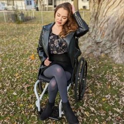 Calzifico Toninelli Super-Opaque Tights - Slate