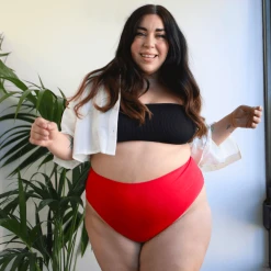 Novateks WHAT'S NEW Cheeky High Leg - Lobster