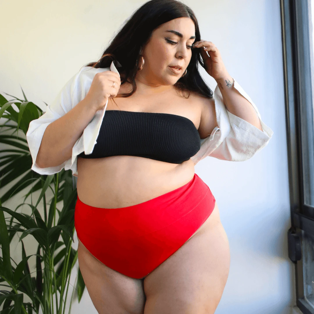 Novateks WHAT'S NEW Cheeky High Leg - Lobster