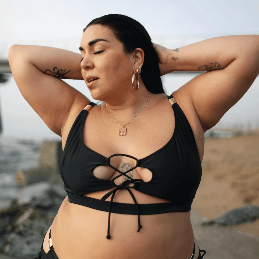 Playful Promises Bikini Top - What Babe? - Black