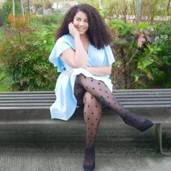 Calzifico Toninelli Semi-Opaque Tights - Polka Baby