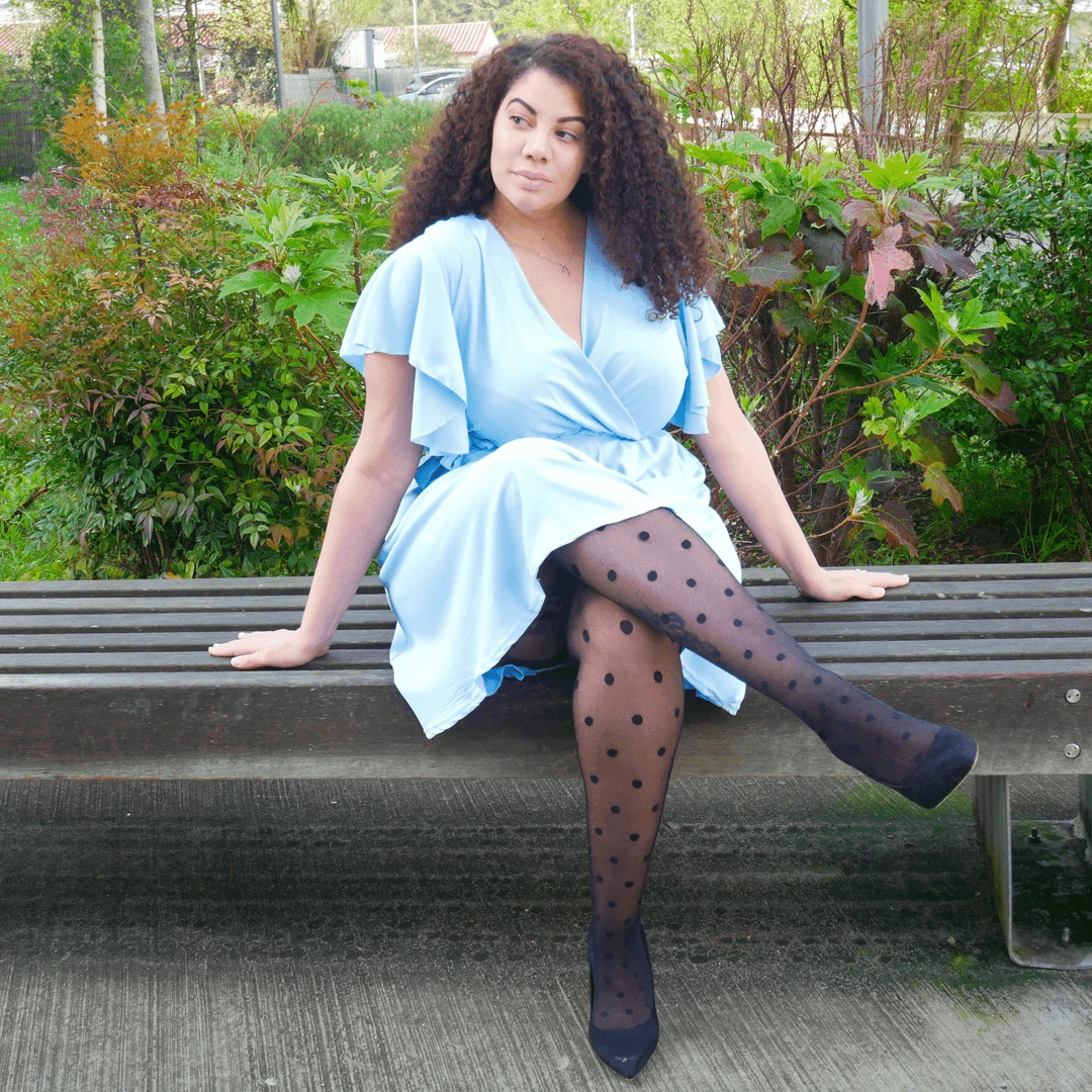 Calzifico Toninelli Semi-Opaque Tights - Polka Baby