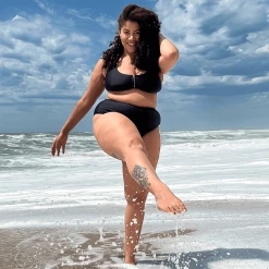 Playful Promises Bikini Bottoms - Hasta La Vista - Black