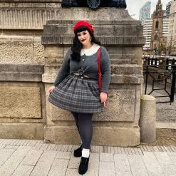 Calzifico Toninelli Opaque Footless Tights - Slate