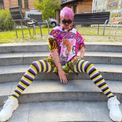 Calzifico Toninelli Opaque Tights - Pride - Elliot