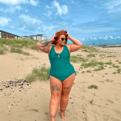 Playful Promises WHAT'S NEW Swimsuit - Phone Home - Teal