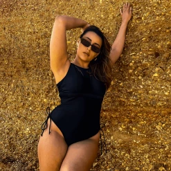 Playful Promises Swimsuit - I'll Fly With You - Black