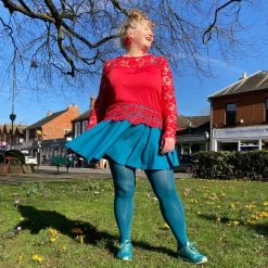 Calzifico Toninelli Opaque Tights - Blueberry Muffin