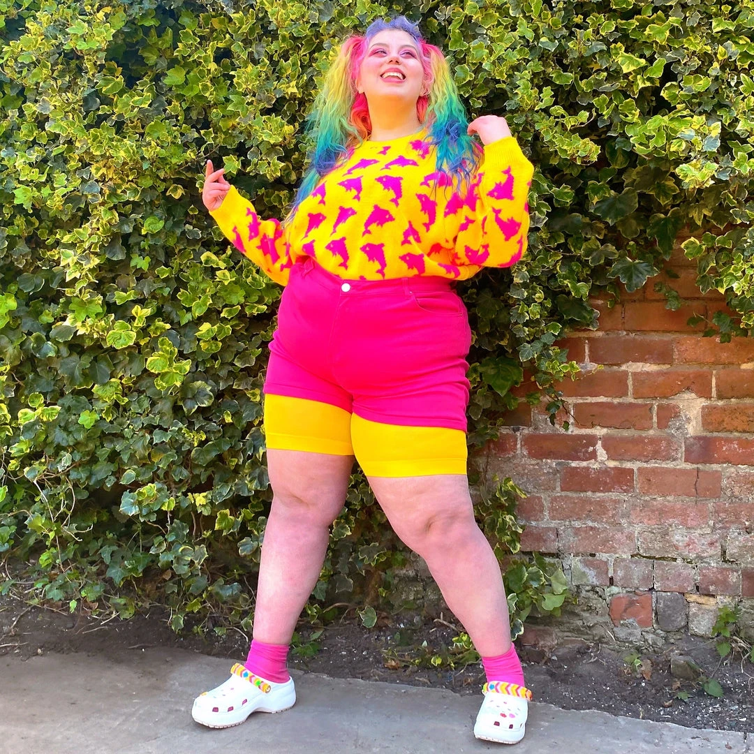 Calzifico Toninelli Stay Cool Chub Rub Shorts - Lemon