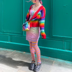 Calzifico Toninelli Opaque Tights - Pride - Janelle