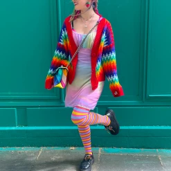 Calzifico Toninelli Opaque Tights - Pride - Janelle