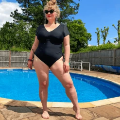 Playful Promises WHAT'S NEW Swimsuit - Show Me The Money - Black