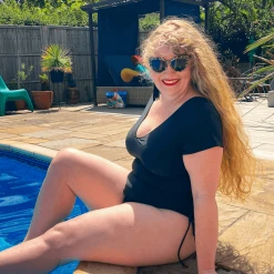 Playful Promises WHAT'S NEW Swimsuit - Show Me The Money - Black