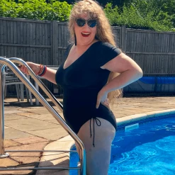 Playful Promises WHAT'S NEW Swimsuit - Show Me The Money - Black