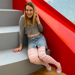 Calzifico Toninelli WHAT'S NEW Opaque Tights - Pride - Laverne