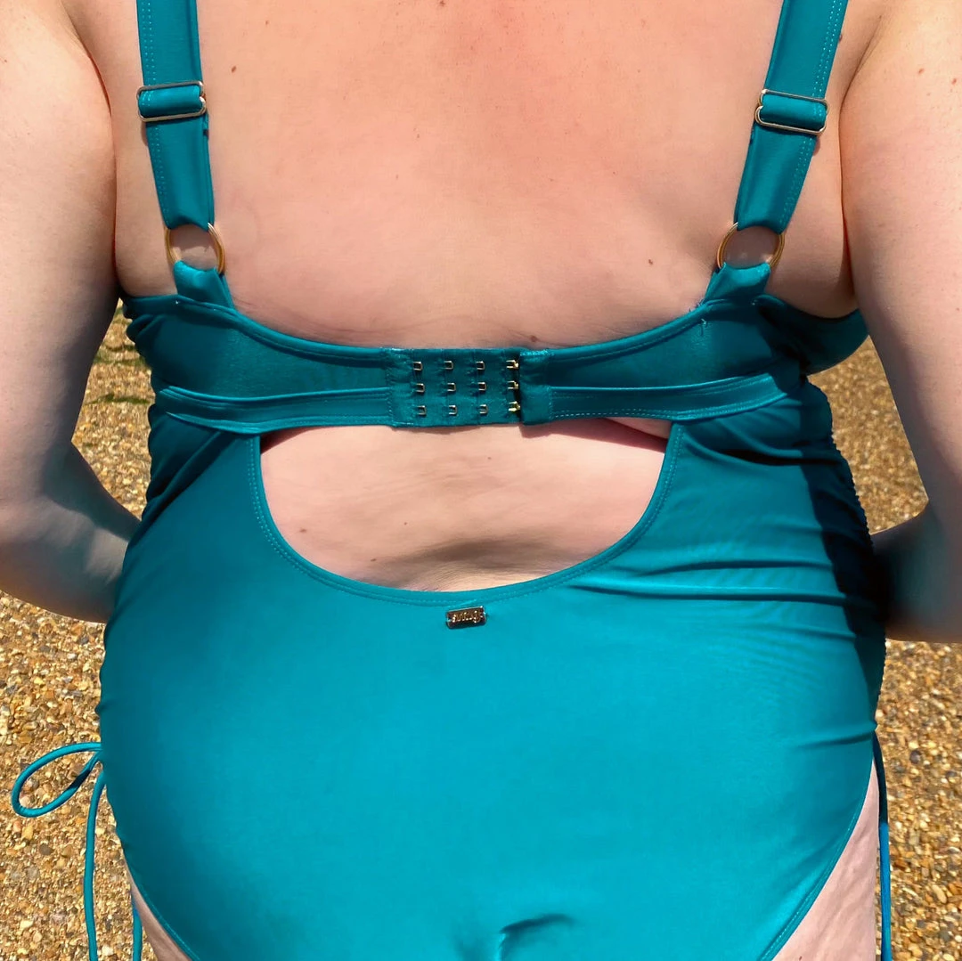 Playful Promises Maternity Swimsuit - That Loving Feel'in - Teal WHAT'S NEW