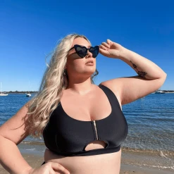 Playful Promises WHAT'S NEW Bikini Top - Hasta La Vista - Black