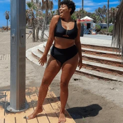 Playful Promises Bikini Bottoms - Hasta La Vista - Black