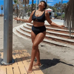 Playful Promises WHAT'S NEW Bikini Top - Hasta La Vista - Black