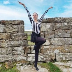 Calzifico Toninelli Kids Tights Kids Convertible Dance Tights - Black