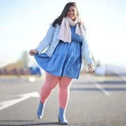 Calzifico Toninelli Opaque Footless Tights - Abricot