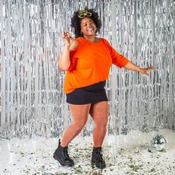 Calzifico Toninelli SPECIAL EDITIONS Opaque Stardust Tights - Pumpkin Spice