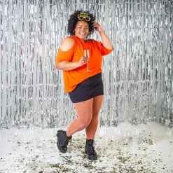 Calzifico Toninelli SPECIAL EDITIONS Opaque Stardust Tights - Pumpkin Spice