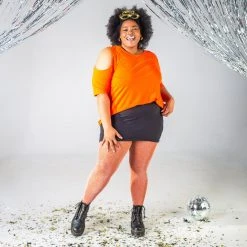 Calzifico Toninelli SPECIAL EDITIONS Opaque Stardust Tights - Pumpkin Spice