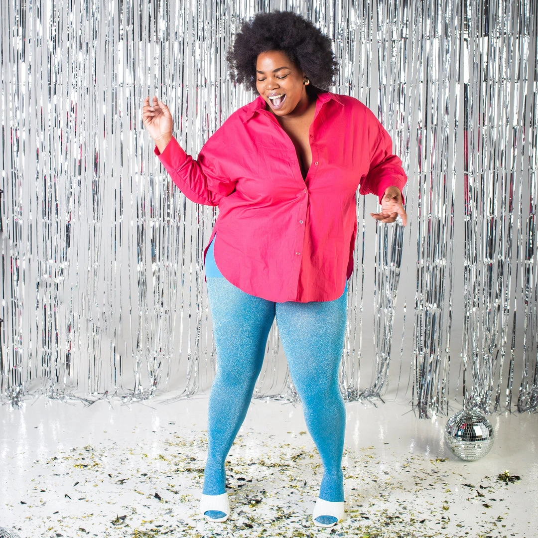 Calzifico Toninelli Opaque Stardust Tights - Queen Vic