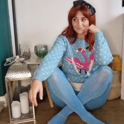 Calzifico Toninelli Opaque Stardust Tights - Queen Vic