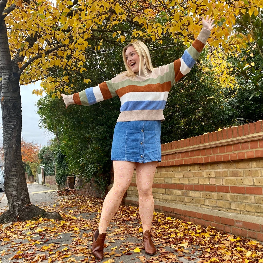 Calzifico Toninelli Opaque Tights - Tenderheart Bear