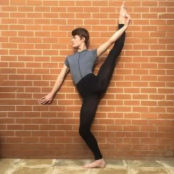 Calzifico Toninelli Super-Opaque Convertible Dance Tights - Black